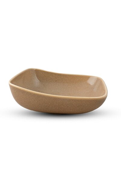 Roots Furniture وعاء فيتال مربع الشكل - 16 سم - لون سيينا محروق تفاعلي - AHC-A