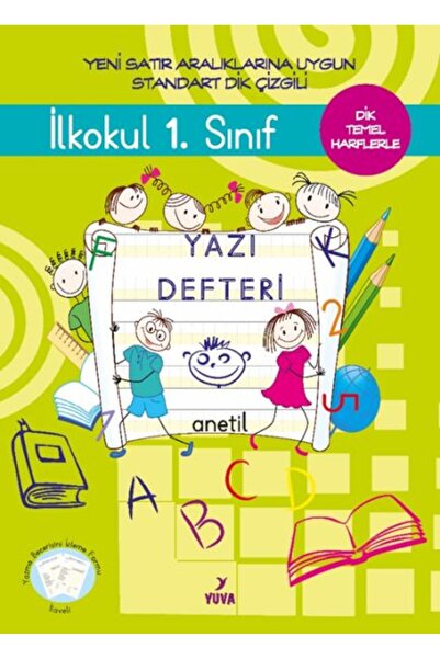Yuva Yayınları 1. Classroom Writing Pad Standard Vertical Ruled - Large Size