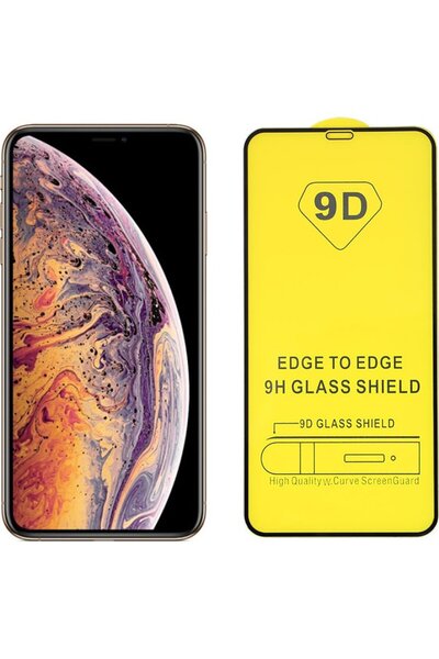 OEM Τζαμάκι Προστασίας Ολόκληρης Οθόνης 9D Apple iPhone 14 Pro Max Μαύρο (Ful...