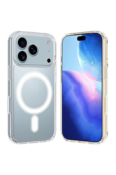 OEM Διάφανη Θήκη Σιλικόνης MagSafe Για iPhone 17 Pro Max EU Blister