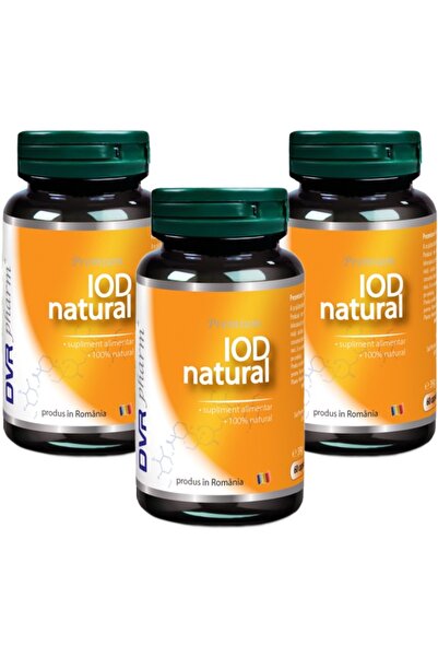 DVR Pharm Pachet Iod biodisponibil alge marine, Tiroida, Echilibru hormonal D...