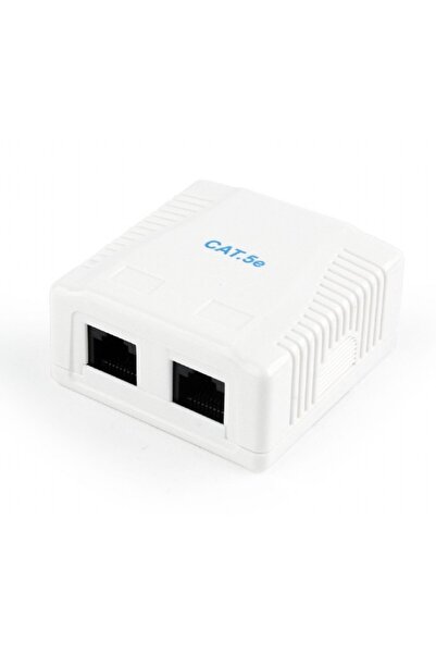 Gembird Priza RJ-45 aplicabilă Cat5e NCAC-2U5E-01 albă