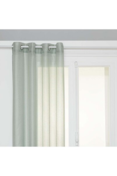 Atmosphera Perdea transparentă "Moly" - Verde Celadon, 135x240 cm