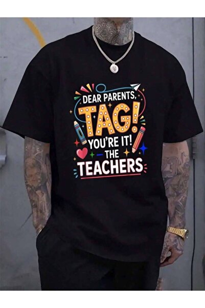NOURAM تي شيرت رجالي من Back To Funny First Day Of School Teachers Student بأ...
