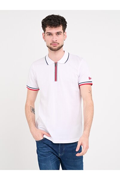Lee Cooper - Tricou barbat polo cu fermoar