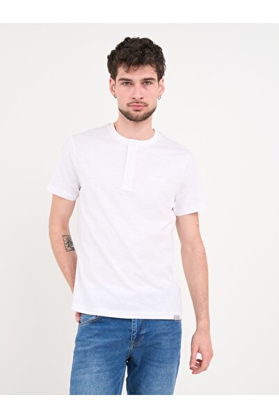 Lee Cooper - Tricou barbat cu detalii si nasturi