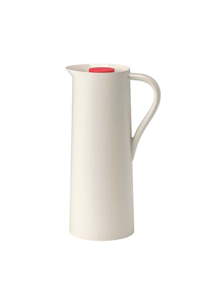 None BEHÖVD Vacuum flask, light green/beige, 1 l