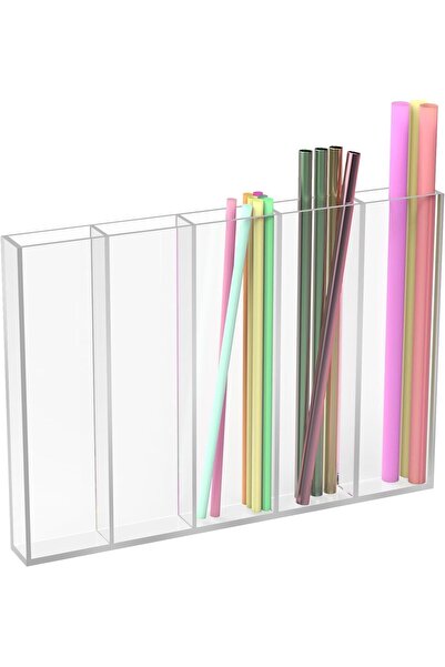 STARSTAR Fully enclosed straw storage box, suitable for cabinet doors or coun...