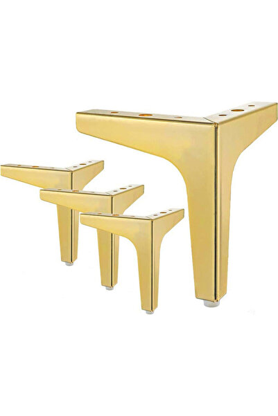 STARSTAR Four 15cm gold-plated bed legs, suitable for sofas and modern wardro...