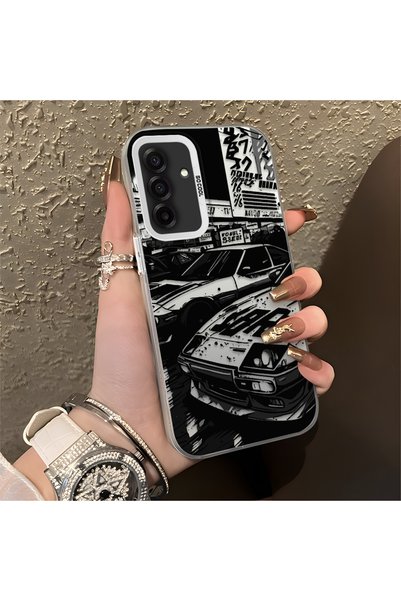 CHICASELUX Samsung Galaxy A26 Compatible Manga Drawing Classic Car Plain Prin...