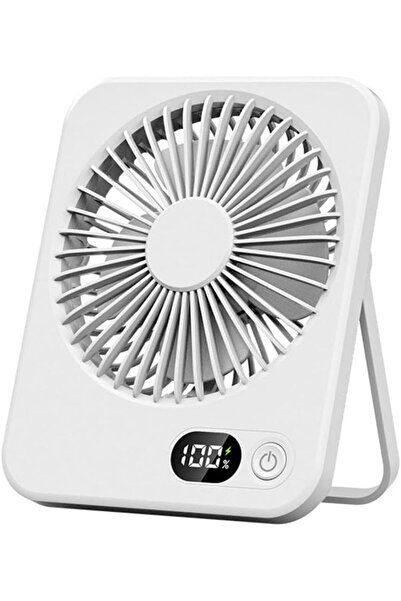 Morvena Picks Ventilator de călătorie portabil Afișaj LED de putere Mini reîn...