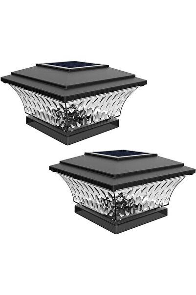 STARSTAR Solar-powered post light, outdoor LED lighting, deck fence cover lig...