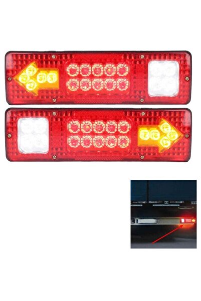 STARSTAR Two LED taillights, 19 LED bulbs, 12V, suitable for trucks, RVs, van...
