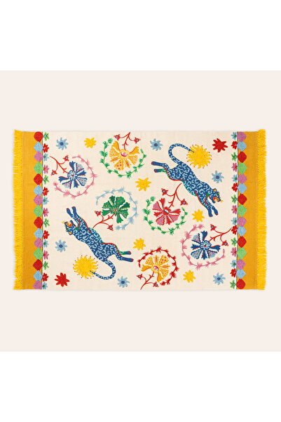 Zsa Zsa Zsu Rajna Renkli Pamuk Kilim 120x180 Cm