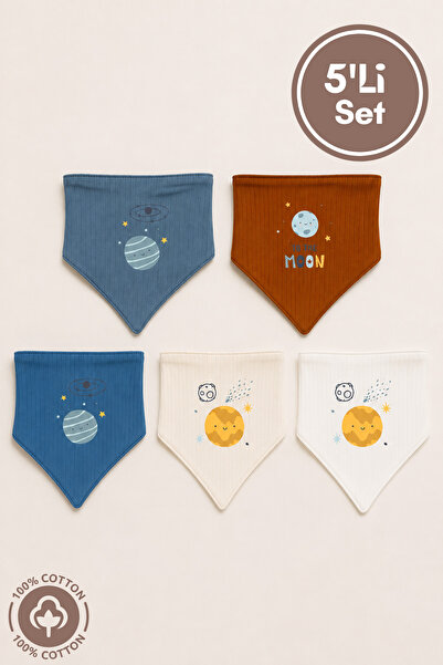 Miniel Unisex Baby Newborn Combed Cotton 100% Cotton Fabric Printed Baby Bib ...
