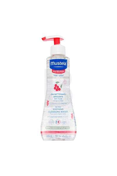 Mustela Bébé Καταπραϋντικό Νερό Καθαρισμού Χωρίς Ξέβγαλμα 300 ml