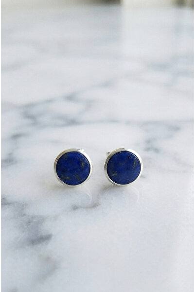 MOYA TAKI VE AKSESUAR Lapis Lazuli 925 Gümüş küpe