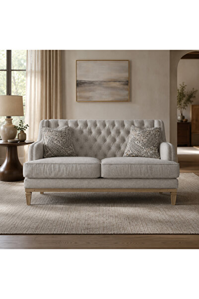 Roots Furniture Ella Beige Loveseat (168cm)