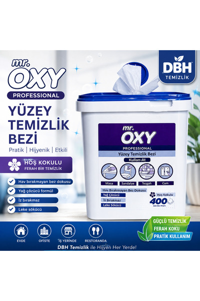 Oxy Mr.Oxy Mr. 400'LÜ Yüzey Temizlik Mendili