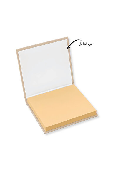 Generic ملاحظات لاصقة على شكل قلوب مع غلاف صلب أخضر مرن