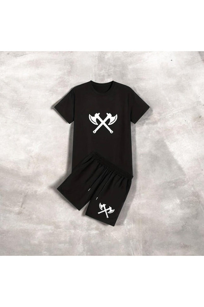 bellanova Unisex Printed T-Shirt and Shorts Set