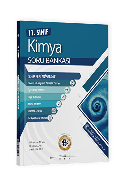 Bilgi Sarmal Yayınları 11. Sınıf Maarif Kimya Soru Bankası 2027