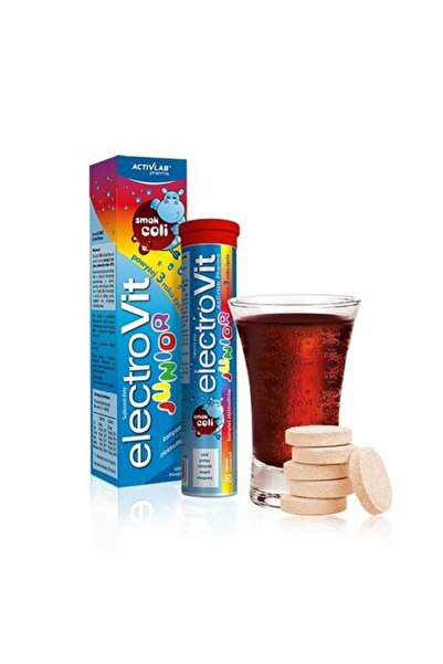Electro ElectroVit Junior Food Supplement with Sweeteners, Strawberry Flavor