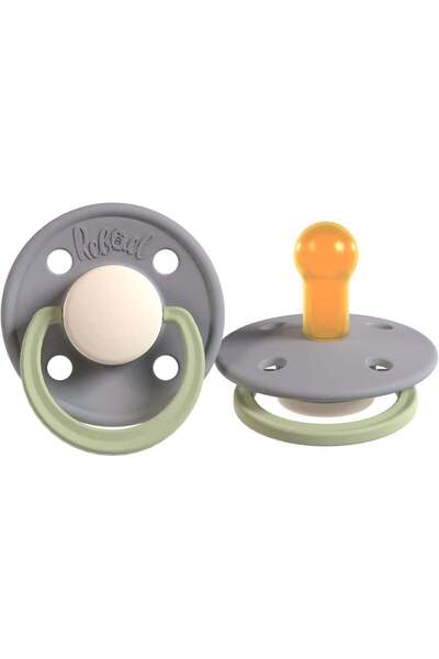 REBAEL Fashion Danish Natural Rubber Dummy, Frosty Pearly Dolphin, Size 1 (0-...