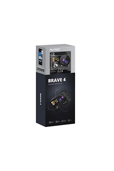 AKASO Brave 4 Dual Screen 4K Aksiyon Kamera & Süper Aksesuar Set