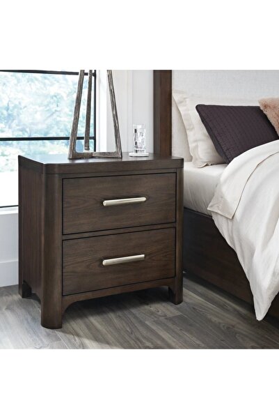 Ashley Furniture طاولة جانبية بريكينجتون ذات درجين