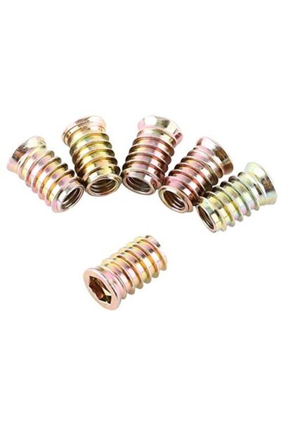 STARSTAR M8 Hex Screws - Galvanized Carbon Steel - Fully Threaded (20 mm)