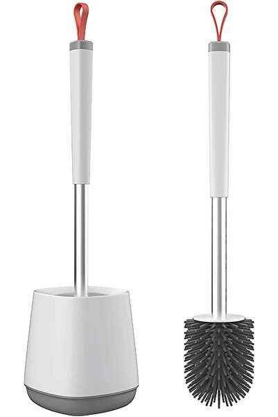 STARSTAR Toilet brush, bathroom cleaning brush, long soft bristle brush, wall...
