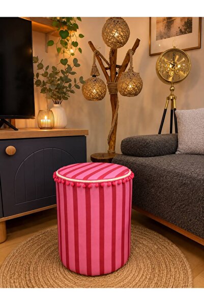 Akse Design Çizgi Desen Puf