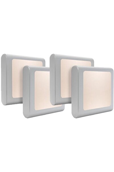 STARSTAR 4-piece set plug-in LED night lights with automatic dimming sensor, ...