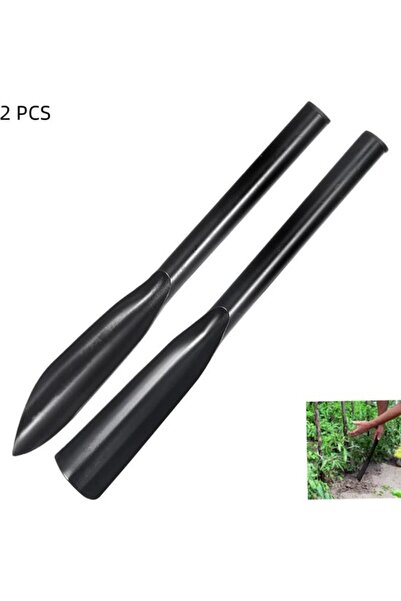 STARSTAR 2-Piece Garden Trowel & Shovel Set (32x5cm, black), hand tools with ...