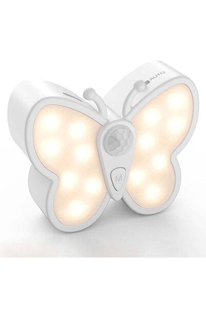 STARSTAR Bright - dimmable butterfly LED night light - intelligent sensor nig...