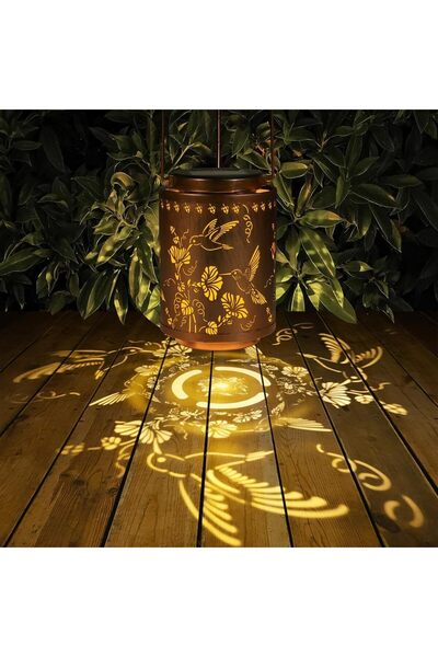 STARSTAR Outdoor Solar Garden Lantern Decorative Flower Lantern Waterproof Pe...