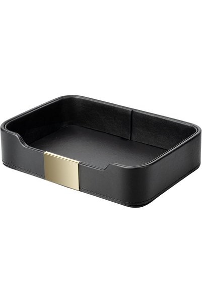 Morvena Picks Tavă de depozitare din piele de lux, pentru birouri și mese de ...