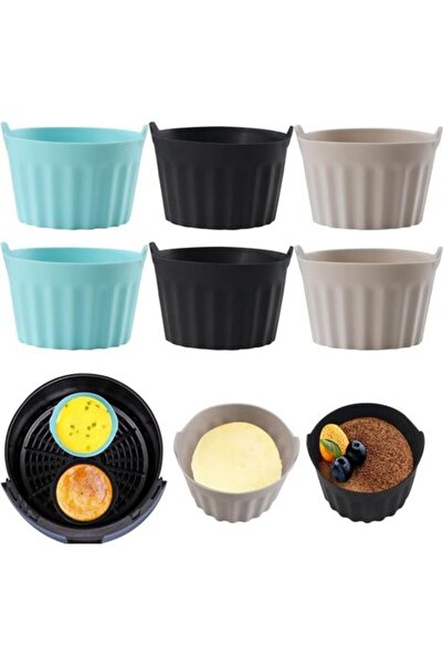 STARSTAR silicone air fryer molds, cake and pie accessories, oven compatible.
