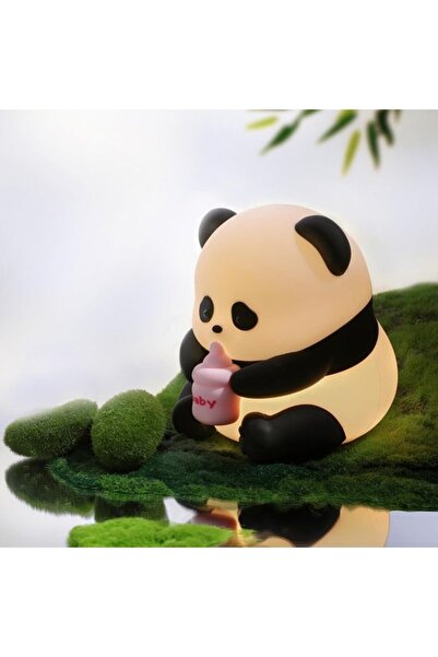 STARSTAR Cute Dimmable Panda Silicone LED Night Light with RGB Color Changing...