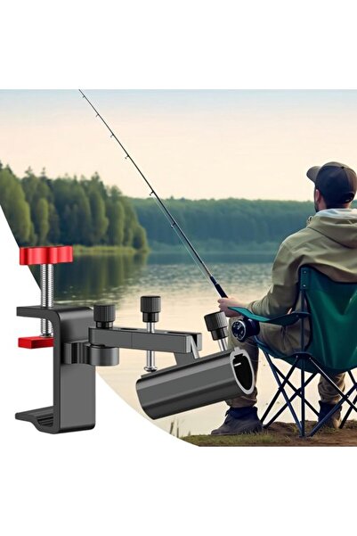 STARSTAR Adjustable Metal Parasol Seat Clamp Holder Stand for Fishing Chair &...