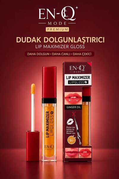 ENQ Dudak Dolgunlaştırıcı Lip Gloss | Anında Daha Dolgun ve Parlak Görünüm
