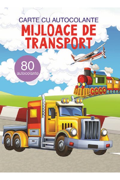 Biblion Mijloace de transport. Carte cu autocolante