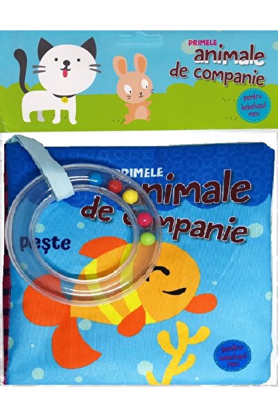 Flamingo Primele animale de companie pentru bebelusul meu. Carte din material...