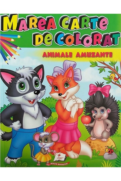 Pegas Marea carte de colorat: Animale amuzante