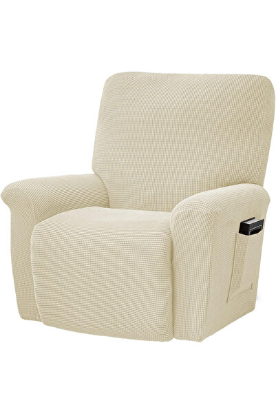 STARSTAR Elastic recliner cover, 4-piece soft sofa cover set, thickened singl...