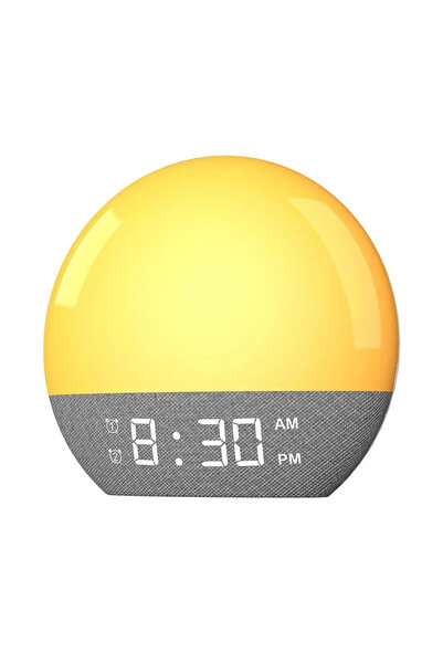STARSTAR fluorescent alarm clock light, wake-up light, simulates sunset, with...