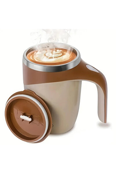 STARSTAR Stainless steel automatic stirring coffee mug, rechargeable self-sti...