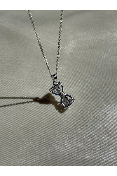 Harlofia Jewelry Steel Hourglass Necklace