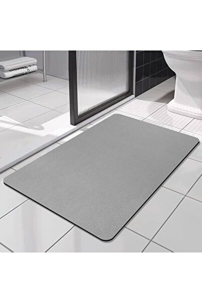 STARSTAR Super absorbent bathroom mat - non-slip and quick-drying - gray - di...